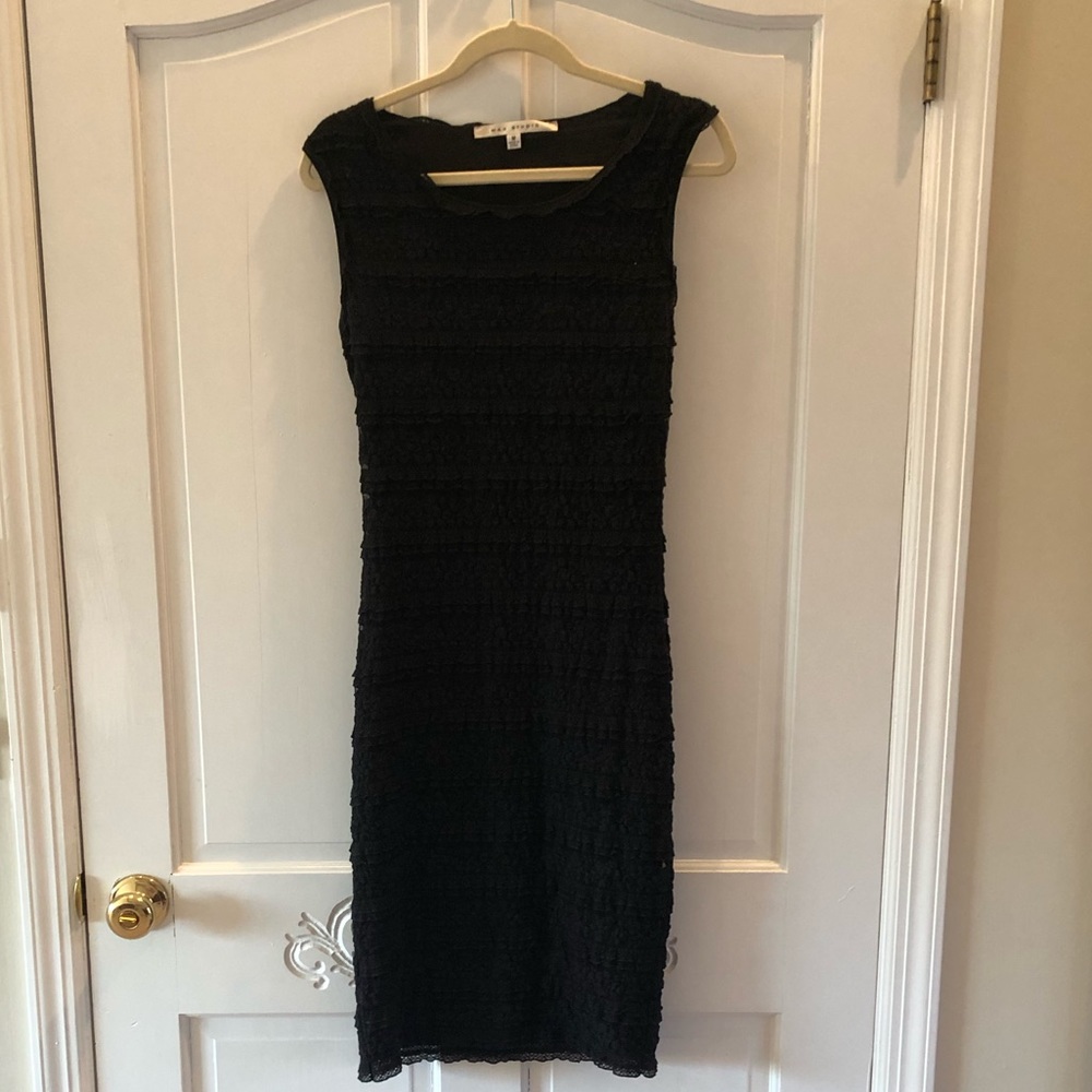 Max Studio Bodycon - Tea Length Textured Dress